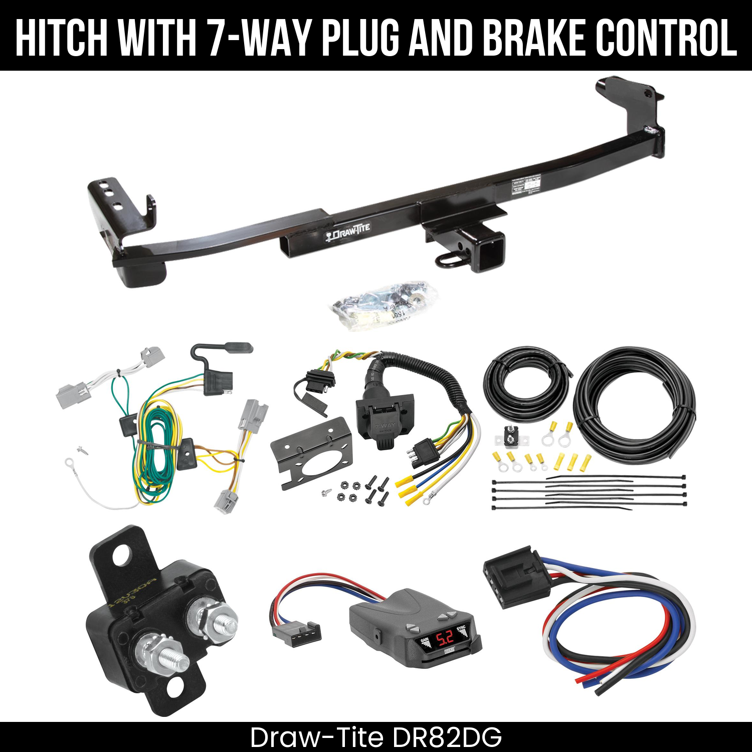 Trailer Hitch , 7-Way , Reese Brakeman IV Brake Control