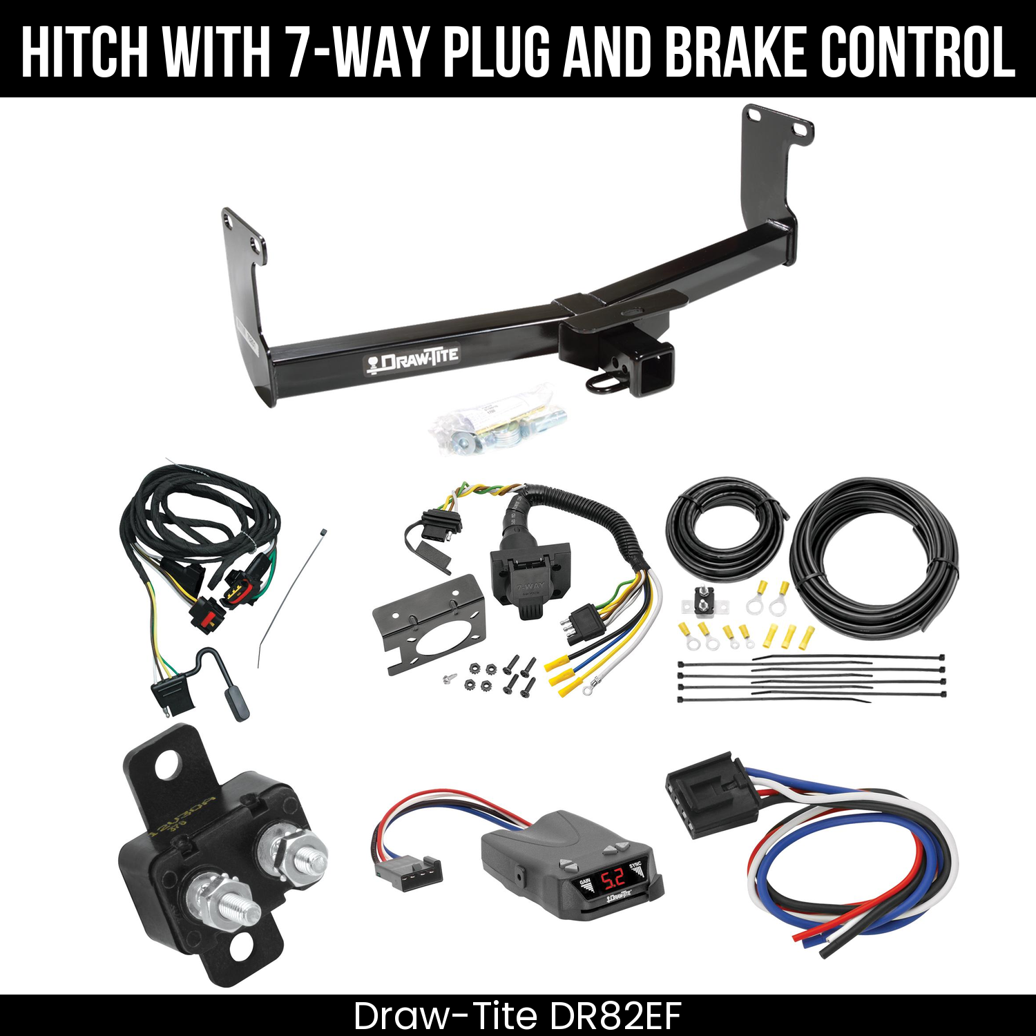 Trailer Hitch , 7-Way , Draw-Tite Activator IV Brake Control
