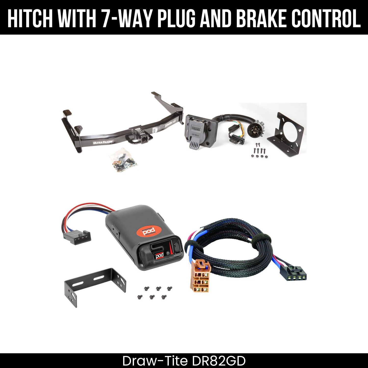 Trailer Hitch , 7-Way , Pro Series POD Brake Control