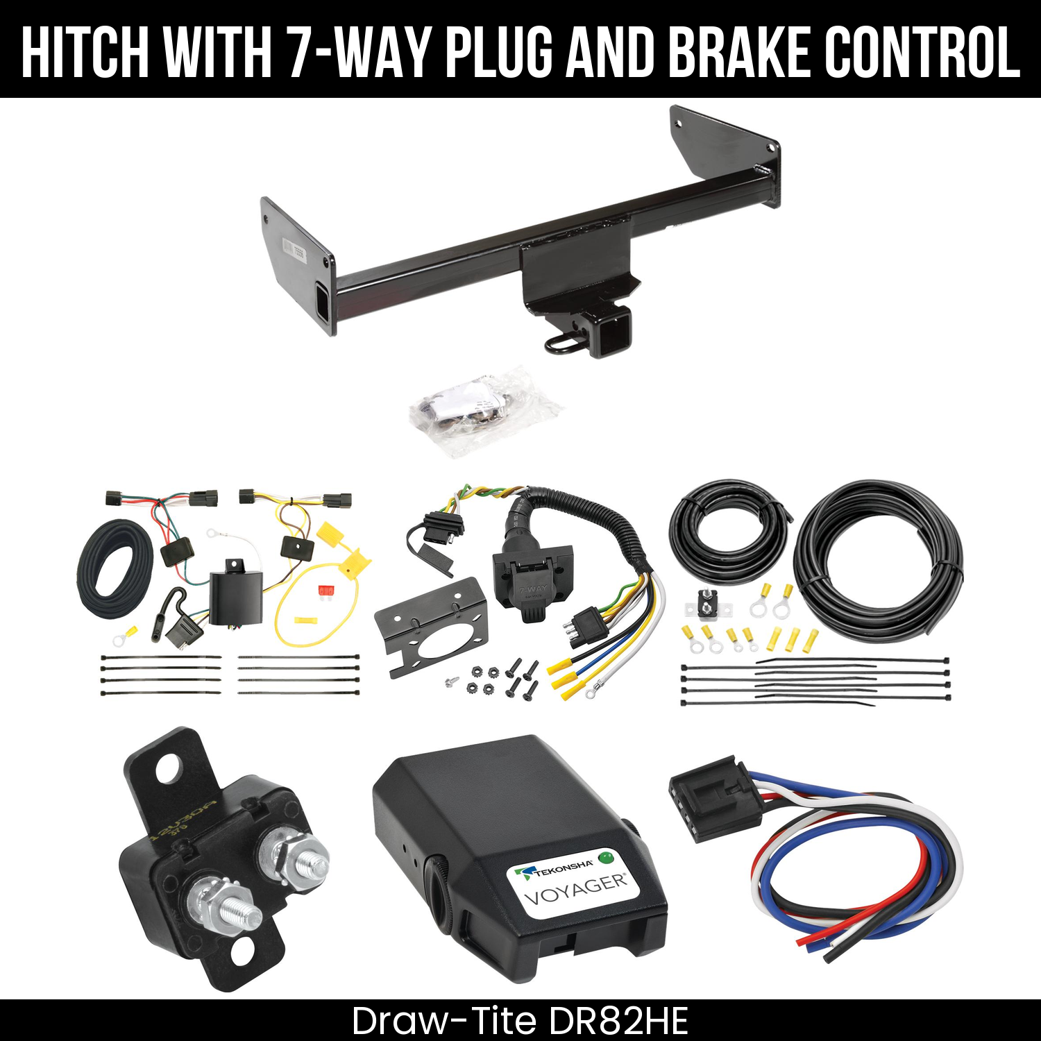 Trailer Hitch , 7-Way , Tekonsha Voyager Brake Control