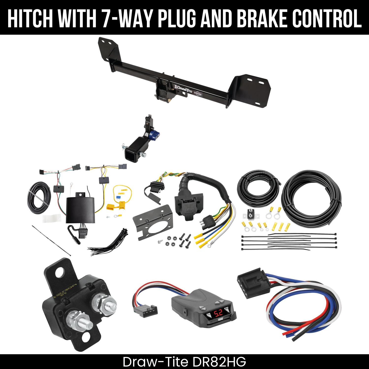 Trailer Hitch , 7-Way , Reese Brakeman IV Brake Control