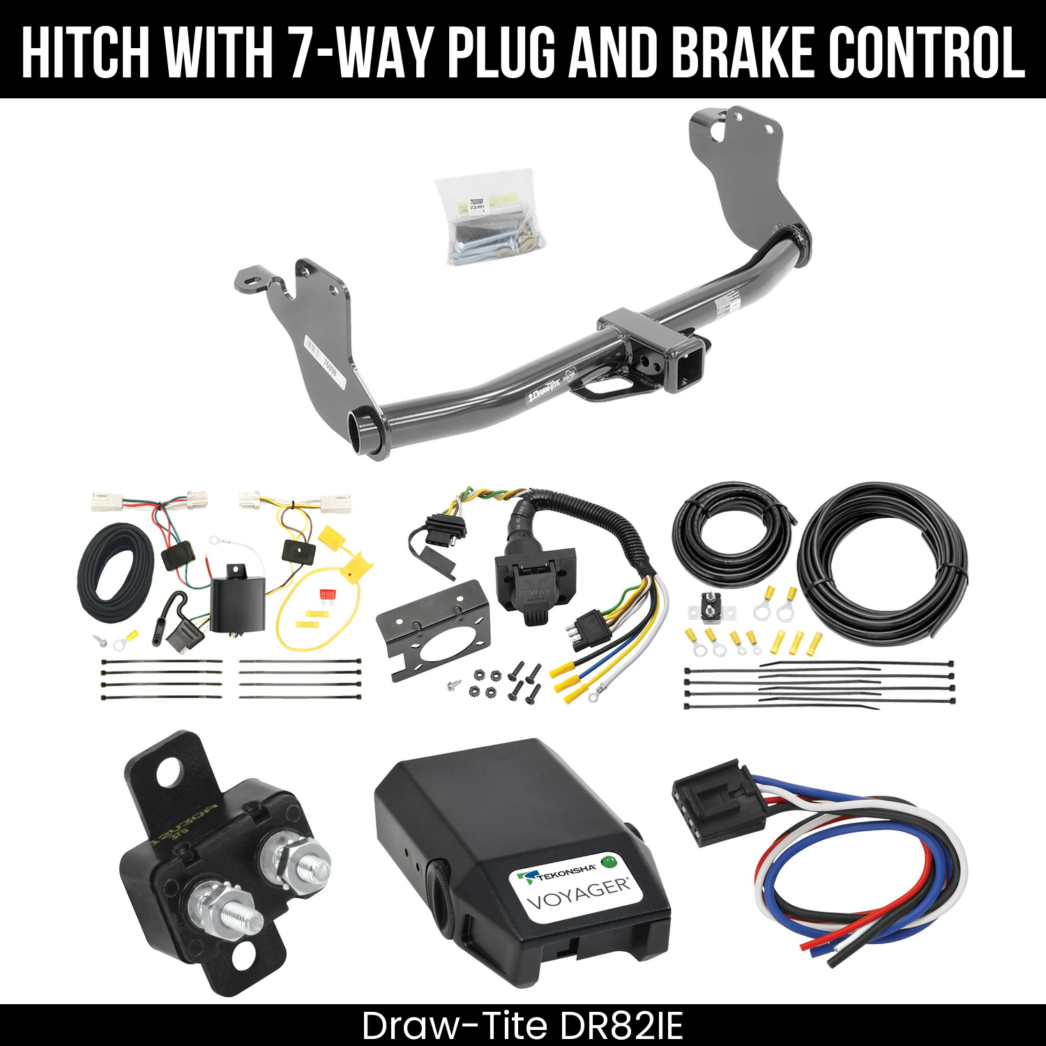 Trailer Hitch , 7-Way , Tekonsha Voyager Brake Control