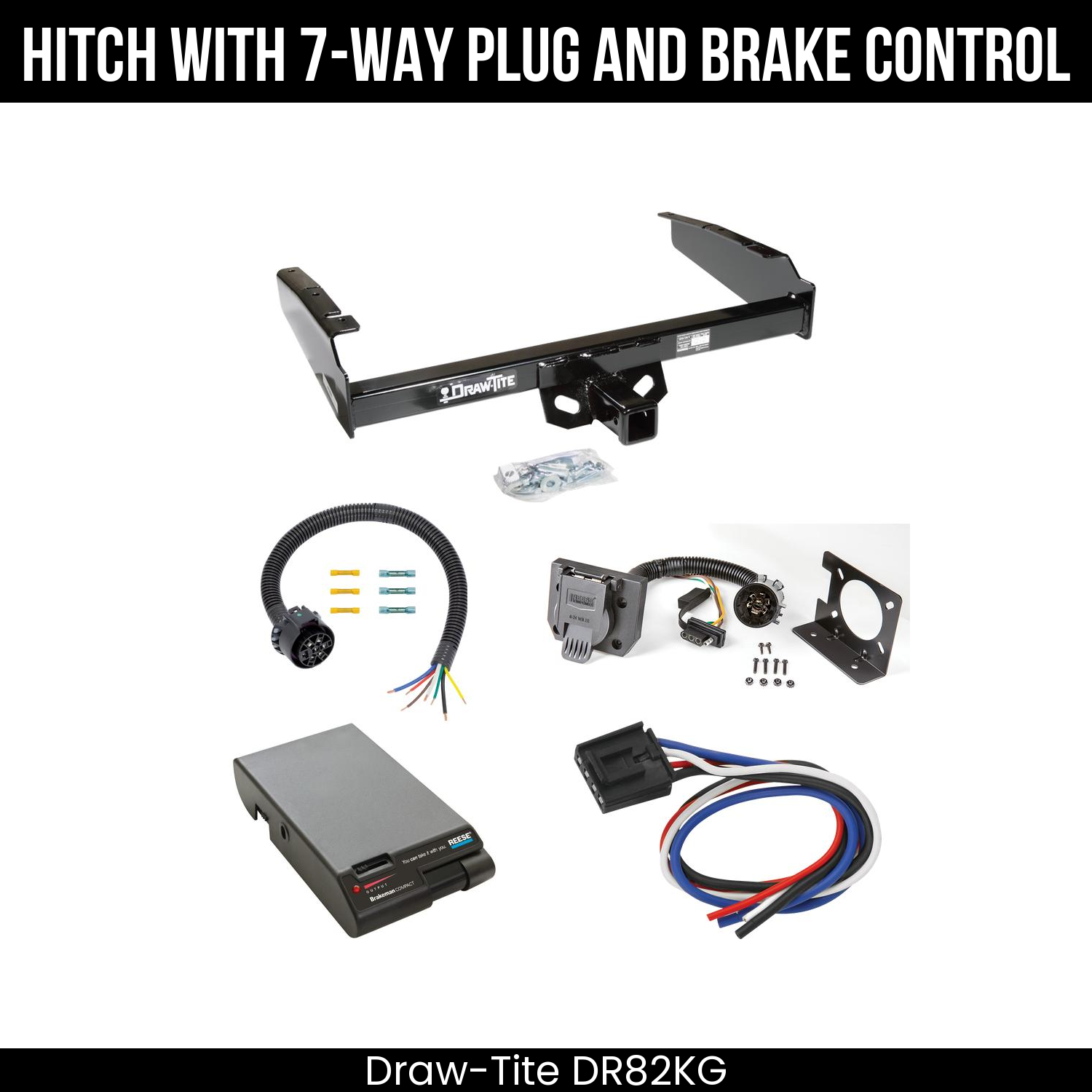 Trailer Hitch , 7-Way , Reese Brakeman Brake Control