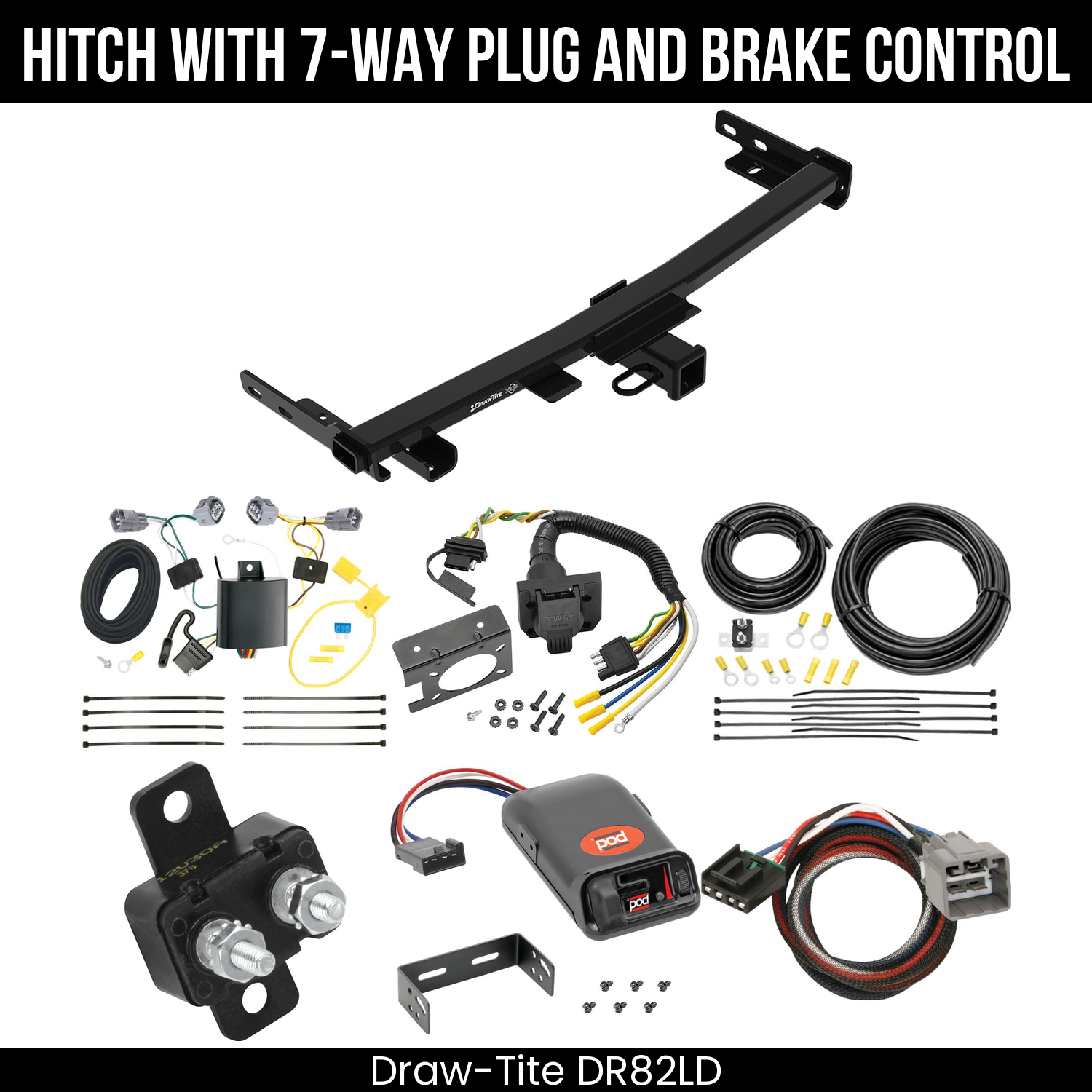 Trailer Hitch , 7-Way , Pro Series POD Brake Control