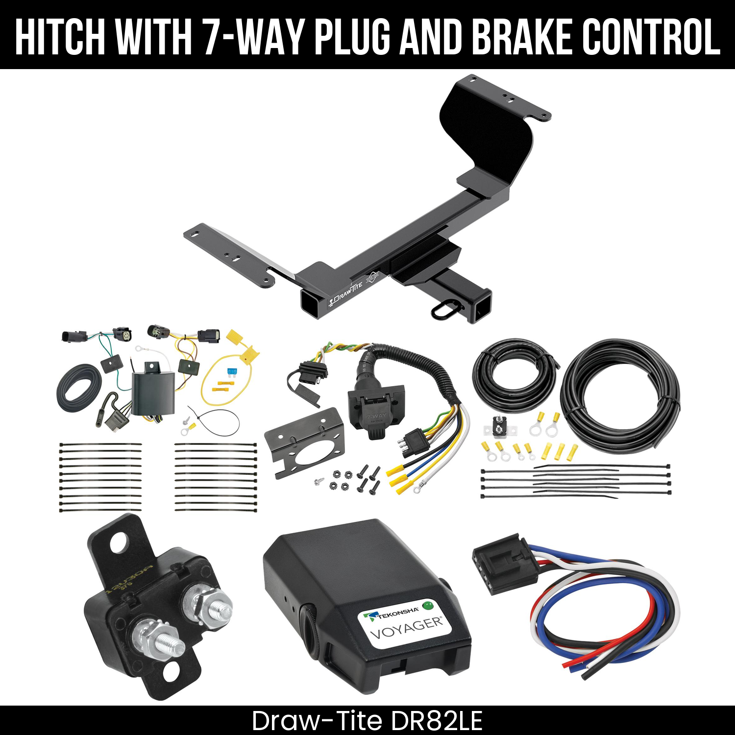 Trailer Hitch , 7-Way , Tekonsha Voyager Brake Control