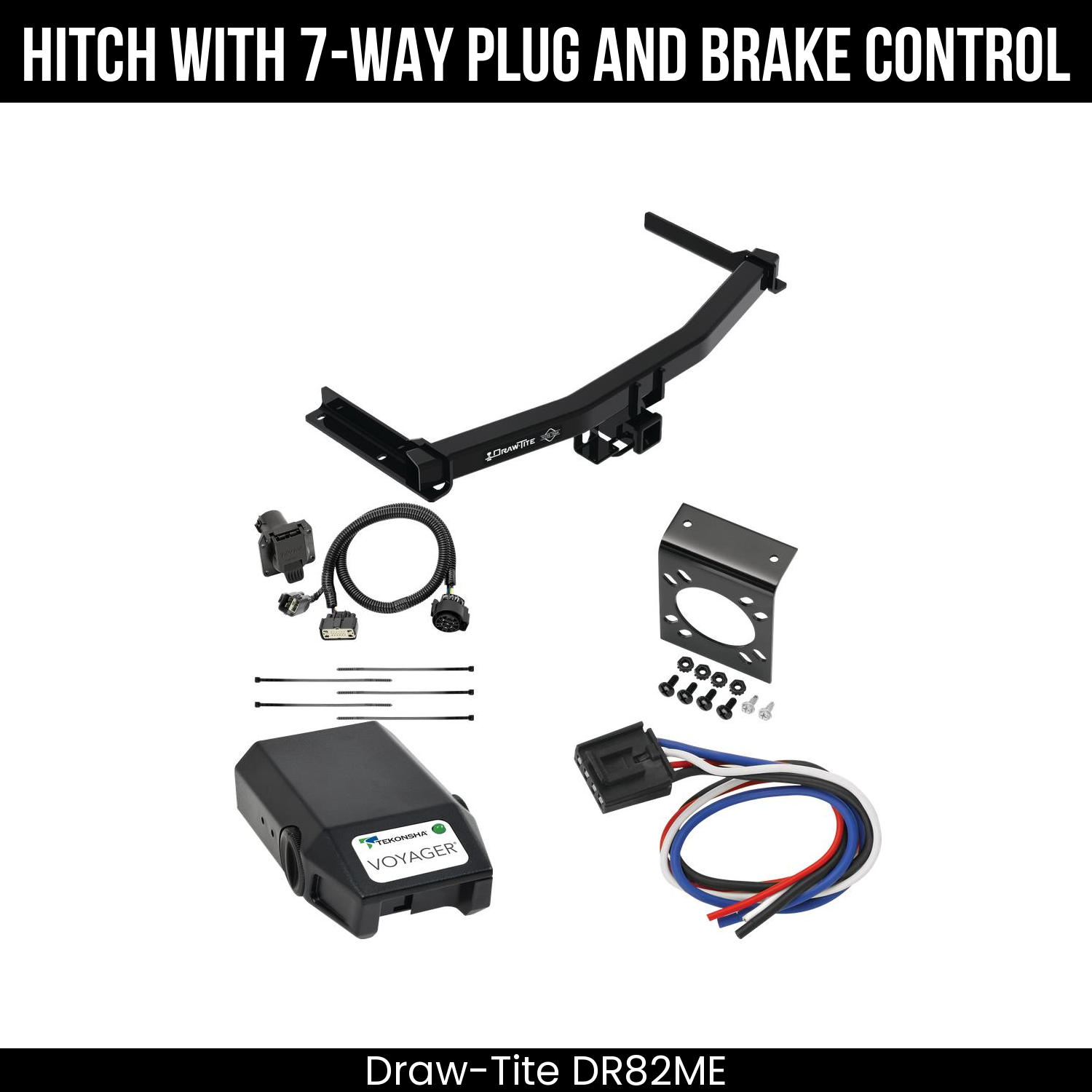 Trailer Hitch , 7-Way , Tekonsha Voyager Brake Control