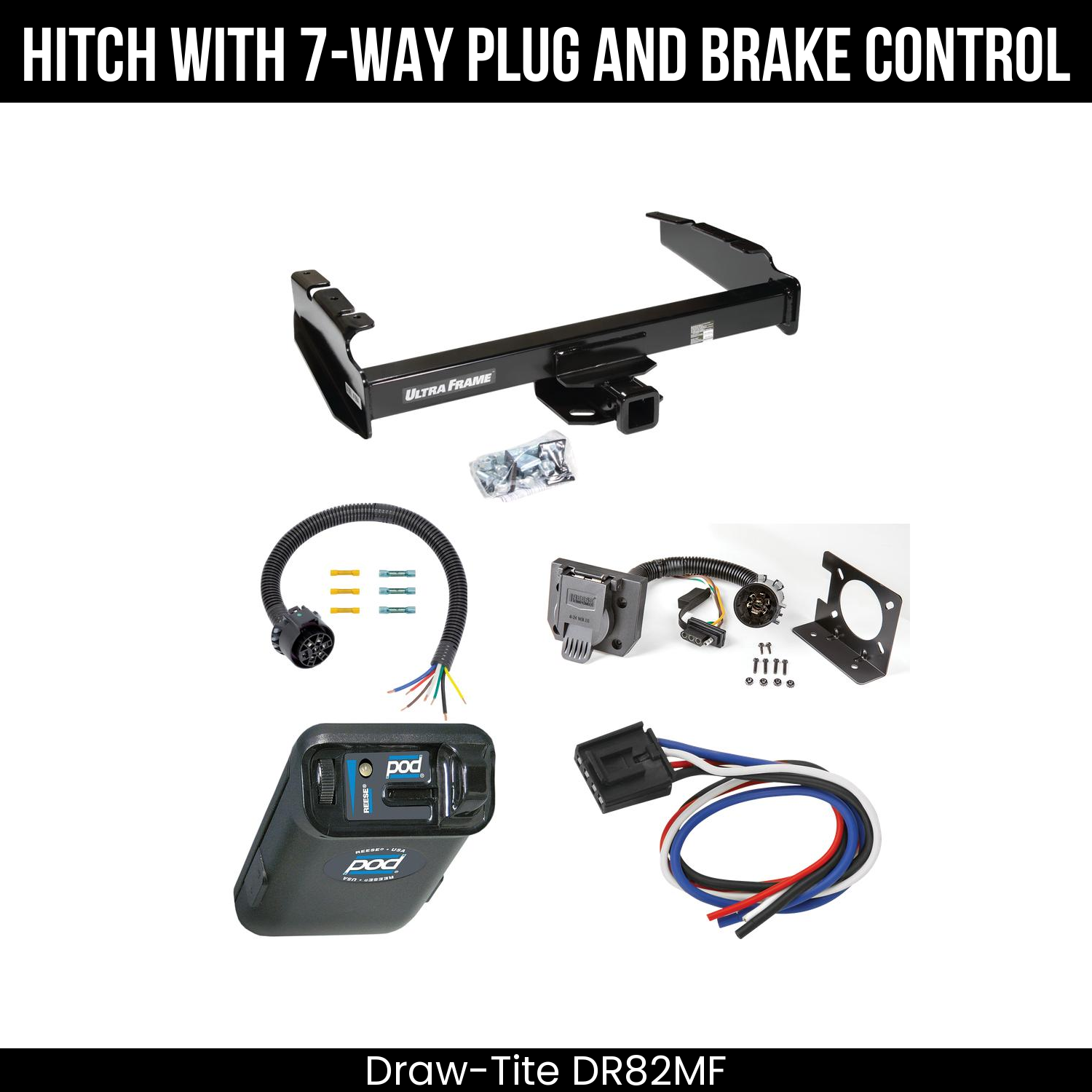 Trailer Hitch , 7-Way , Reese POD Brake Control