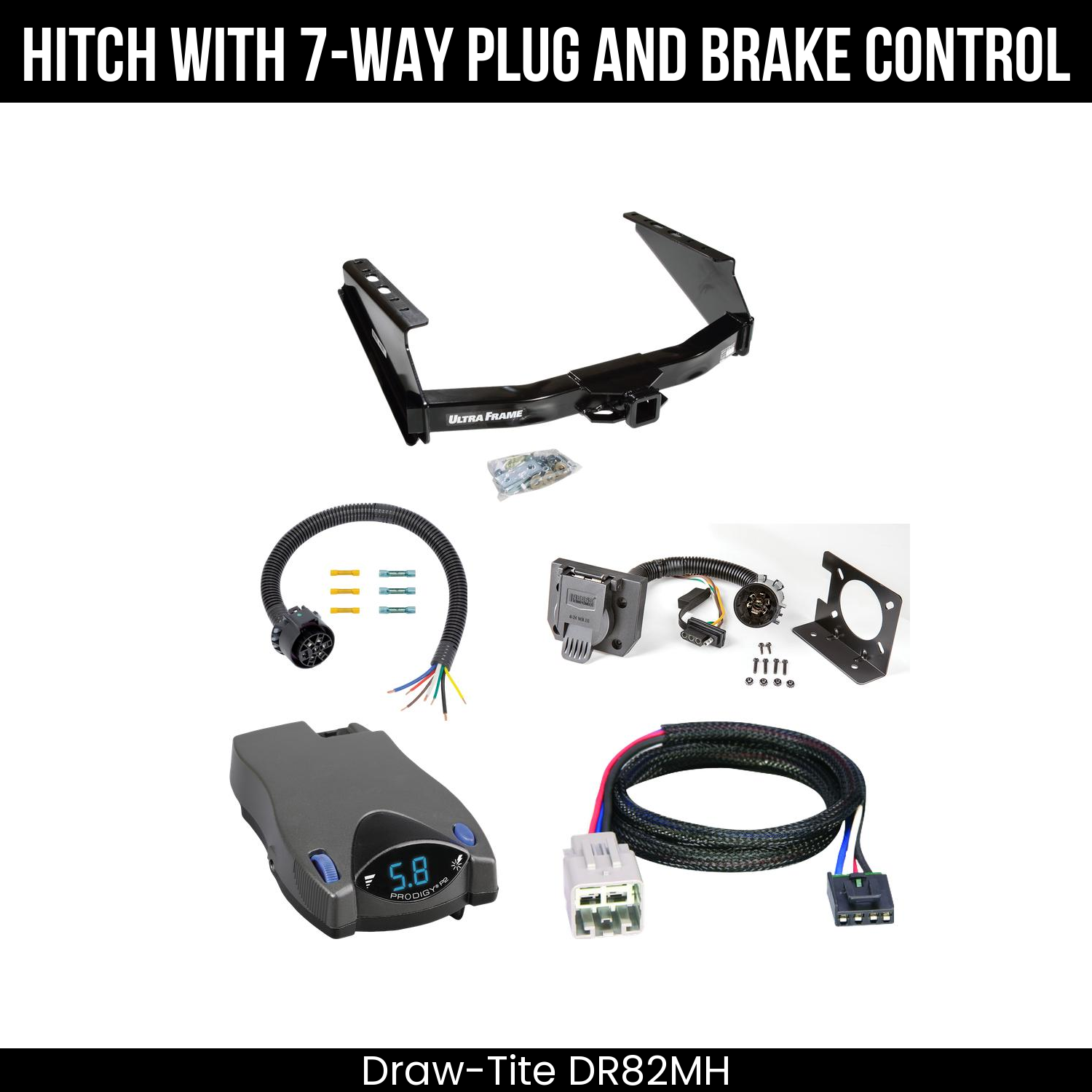 Trailer Hitch , 7-Way , Tekonsha Prodigy P2 Brake Control