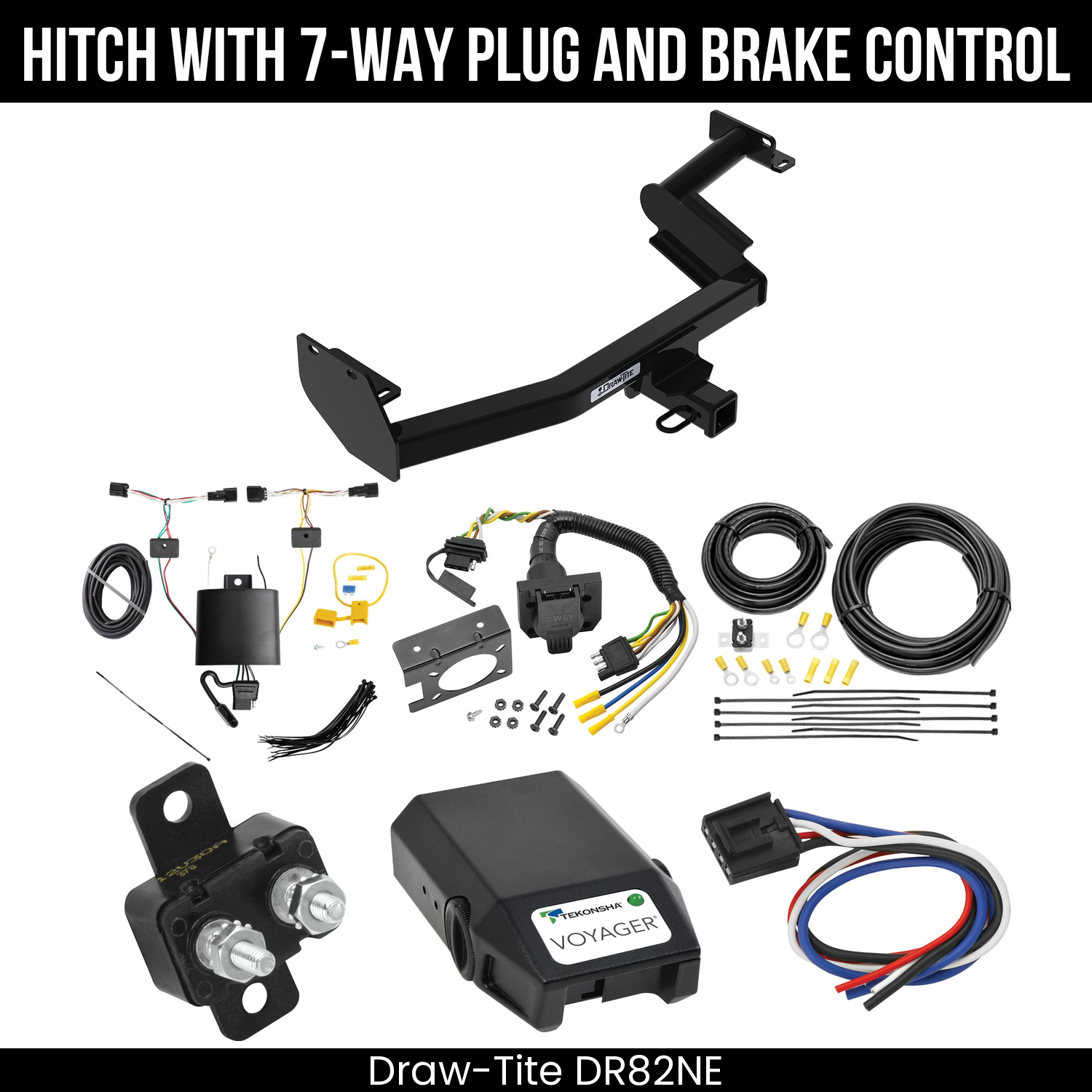 Trailer Hitch , 7-Way , Tekonsha Voyager Brake Control