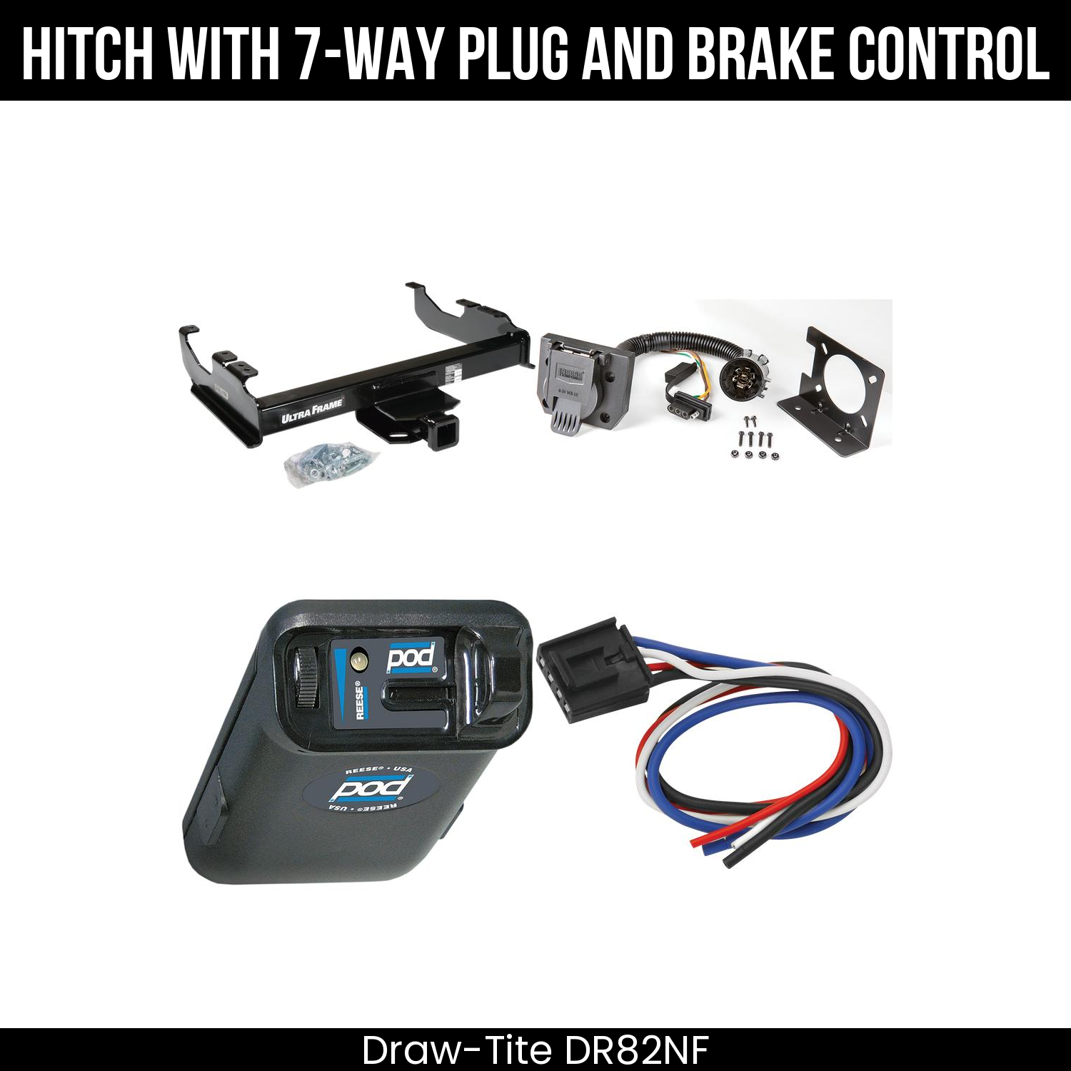 Trailer Hitch , 7-Way , Reese POD Brake Control
