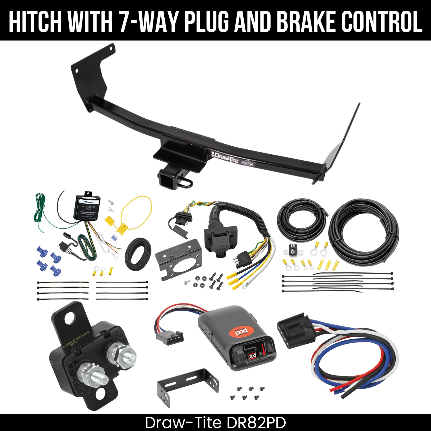 Trailer Hitch , 7-Way , Pro Series POD Brake Control