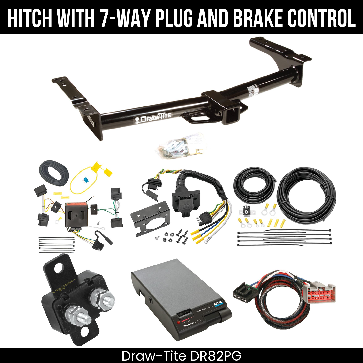Trailer Hitch , 7-Way , Reese Brakeman Brake Control