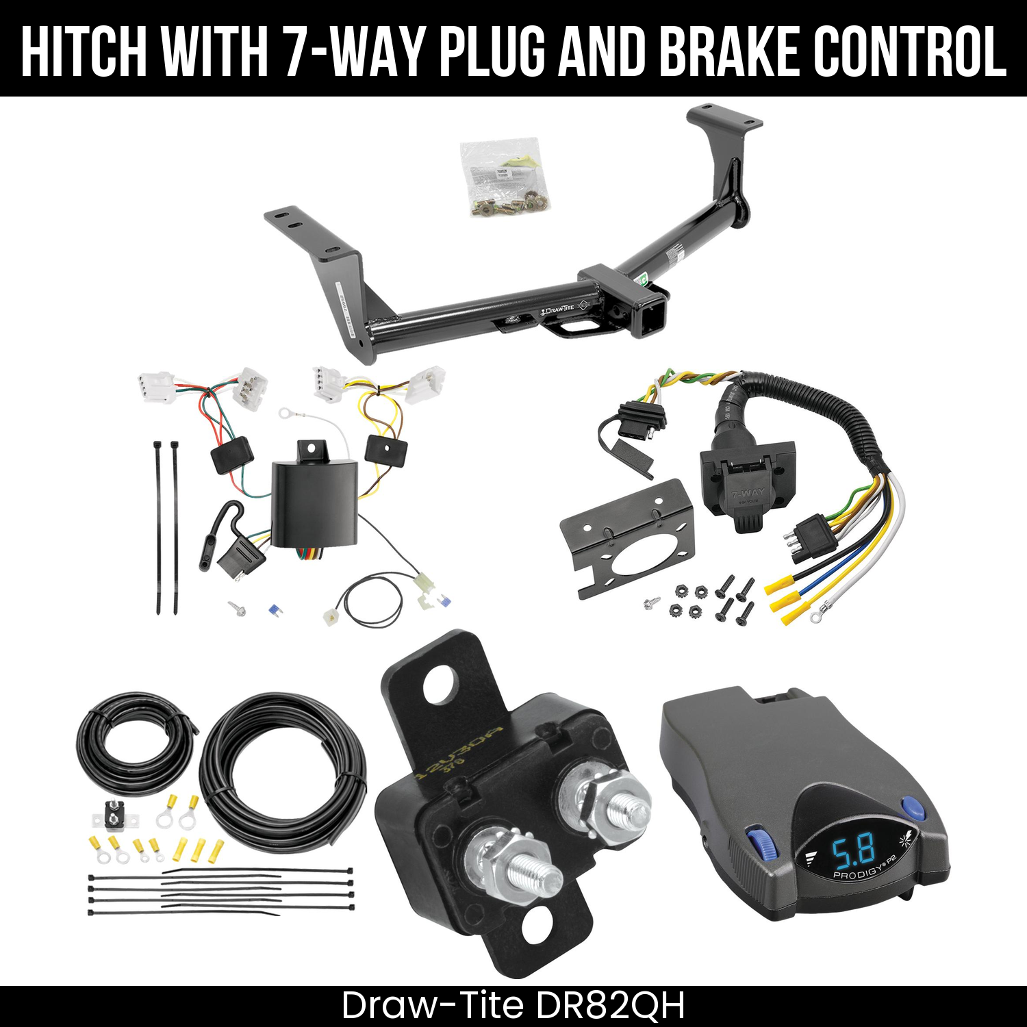 Trailer Hitch , 7-Way , Tekonsha Prodigy P2 Brake Control