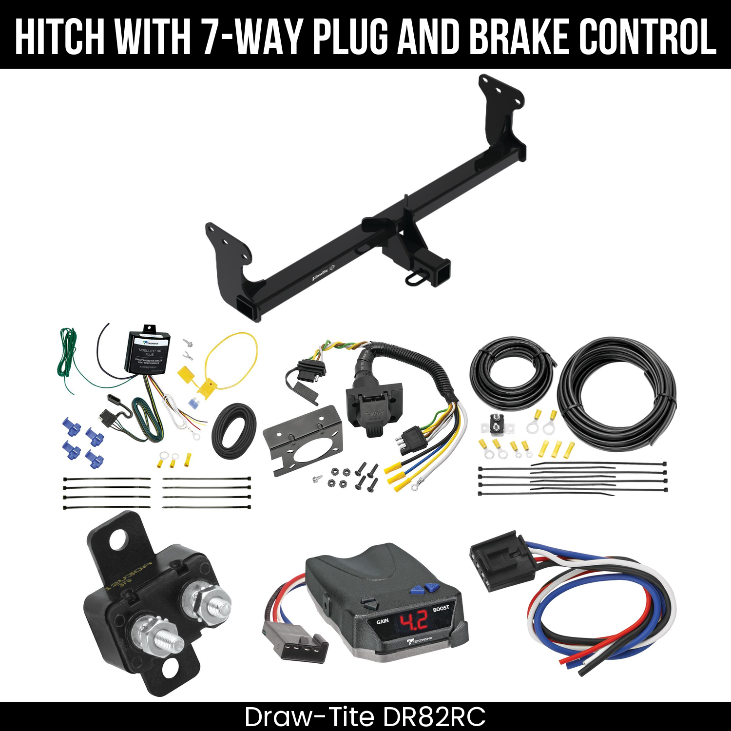 Trailer Hitch , 7-Way , Tekonsha Brake EVN Control