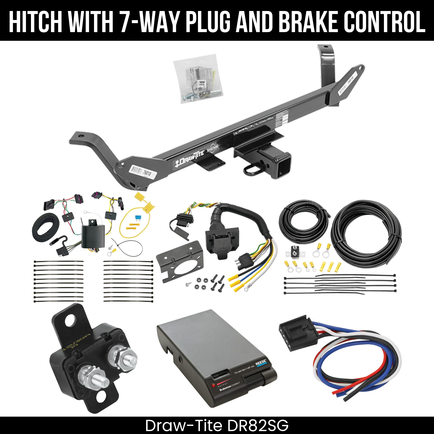 Trailer Hitch , 7-Way , Reese Brakeman Brake Control