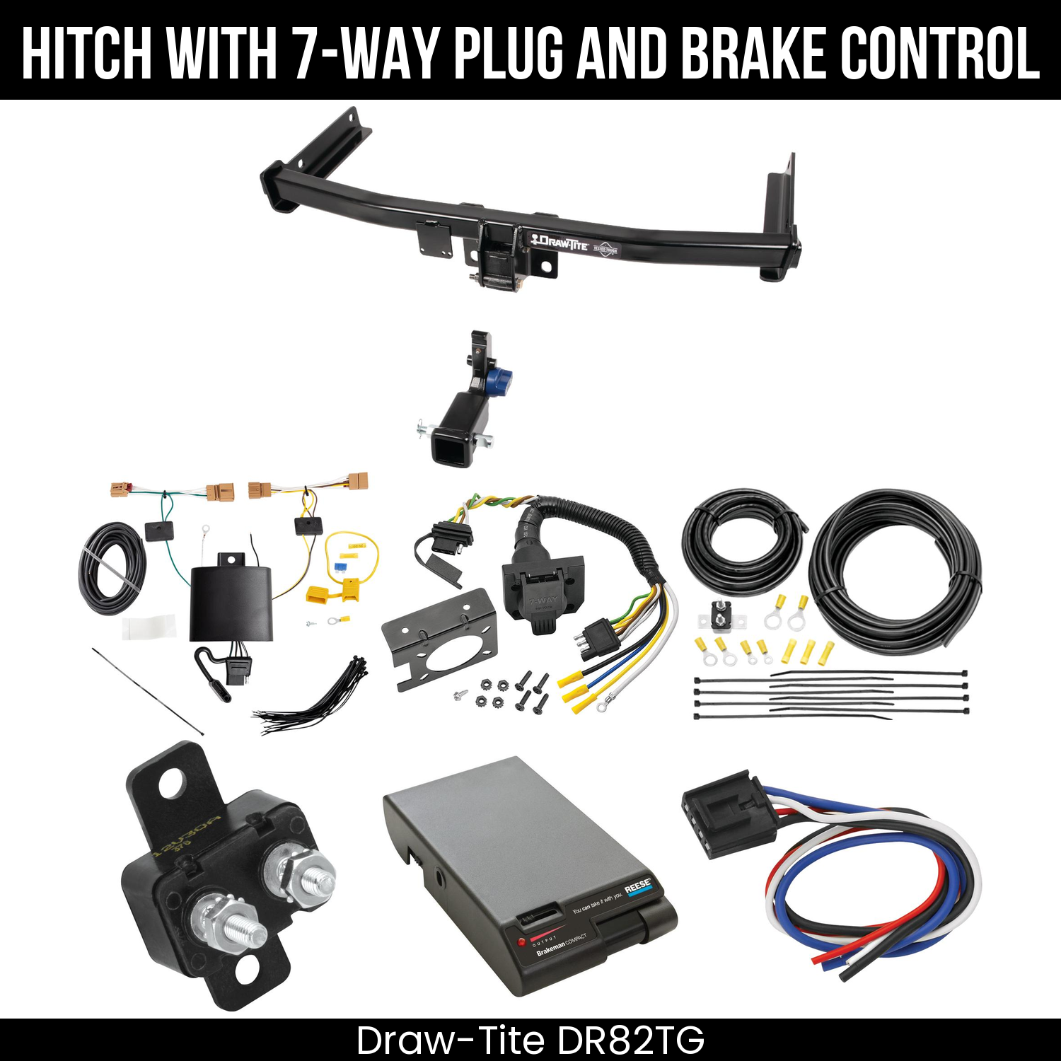 Trailer Hitch , 7-Way , Reese Brakeman Brake Control