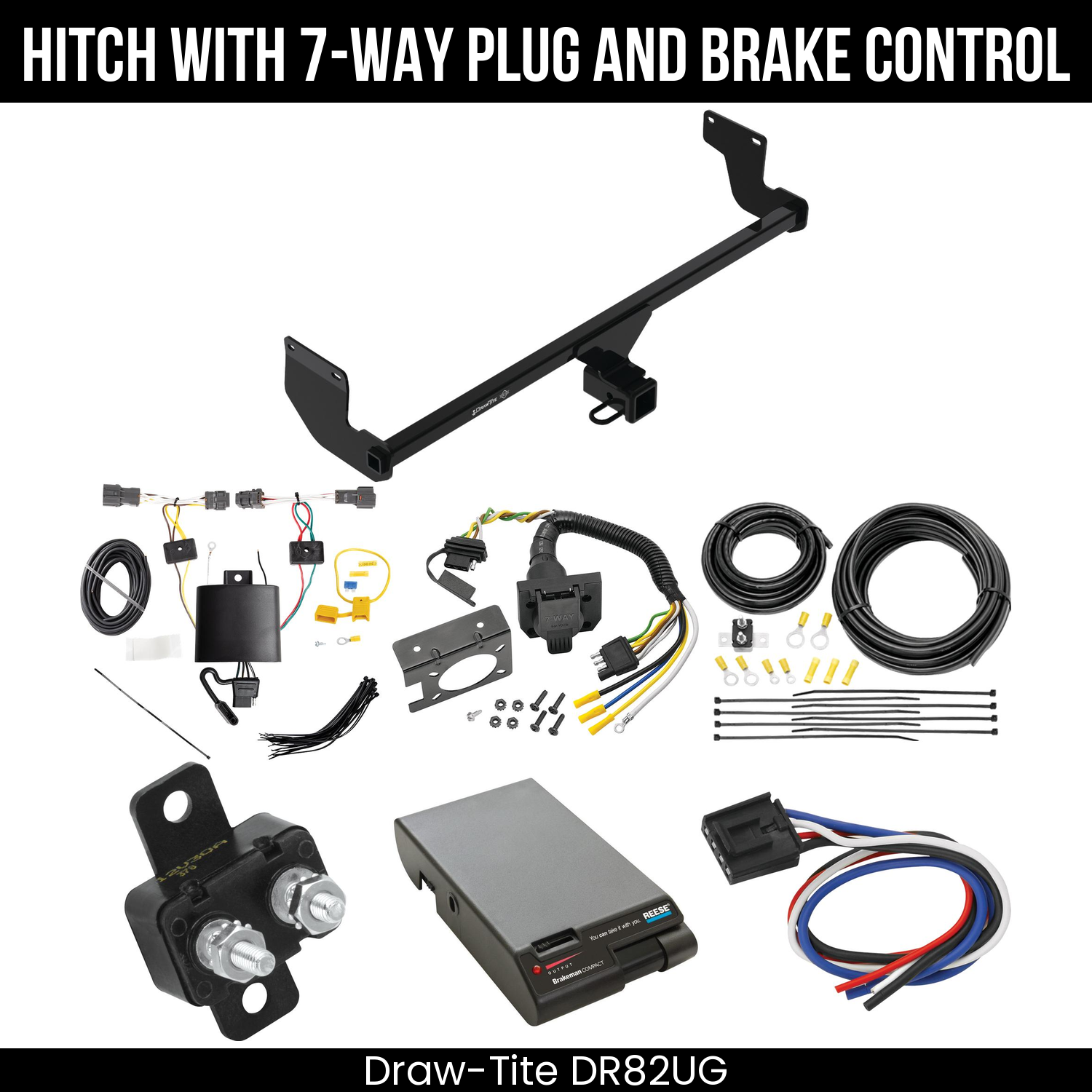 Trailer Hitch , 7-Way , Reese Brakeman Brake Control