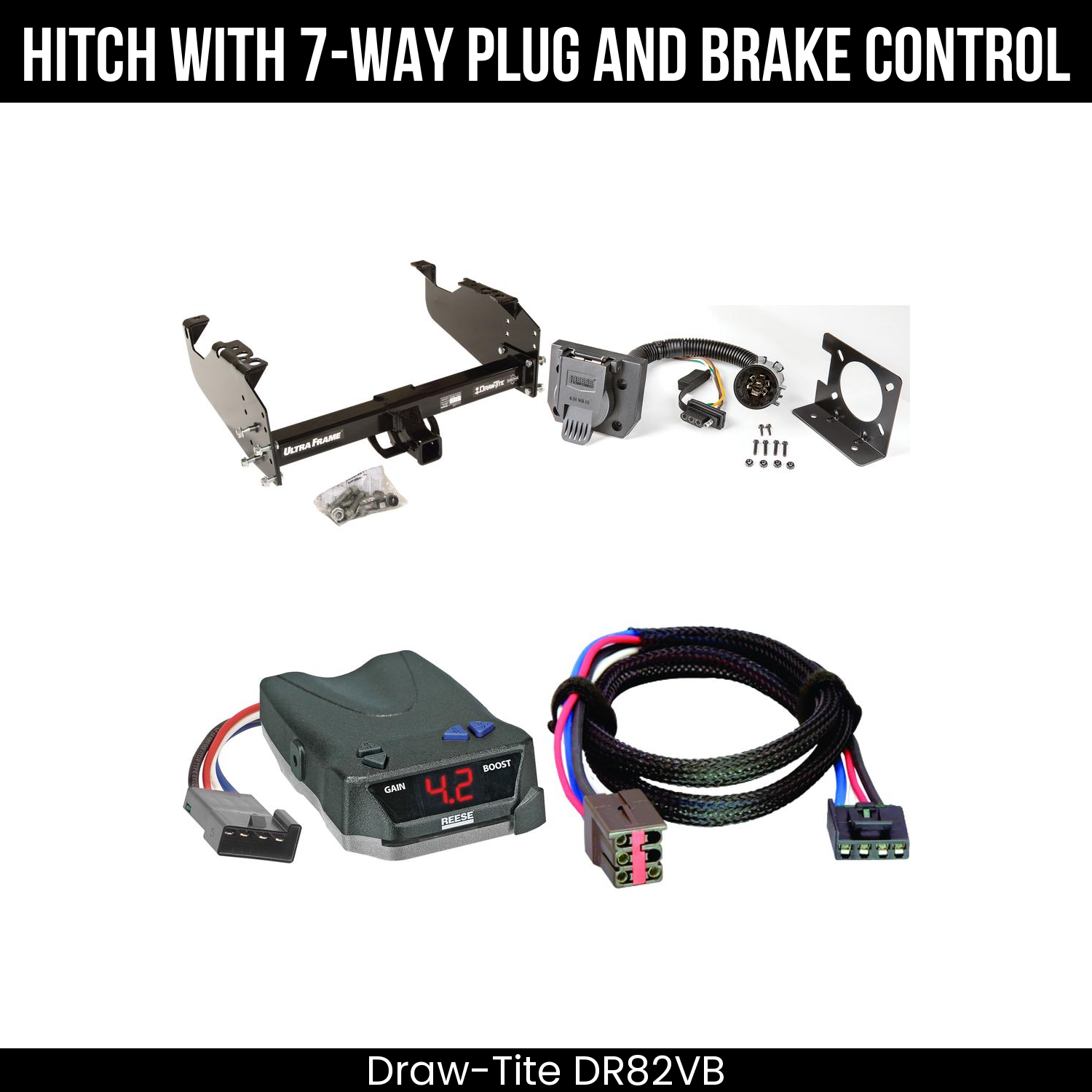 Trailer Hitch , 7-Way , Reese Brake EVN Control