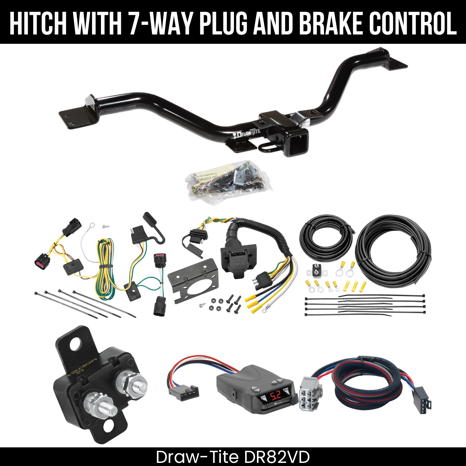 Trailer Hitch , 7-Way , Tekonsha Brakeman IV Brake Control