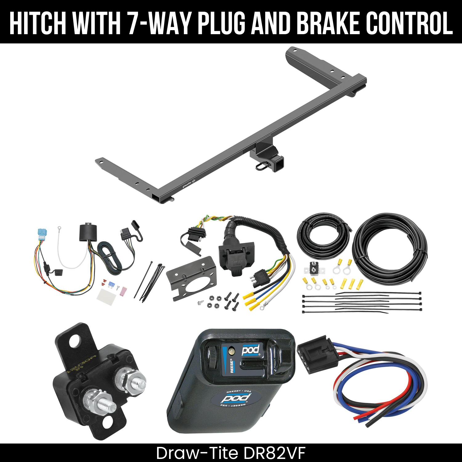 Trailer Hitch , 7-Way , Reese POD Brake Control