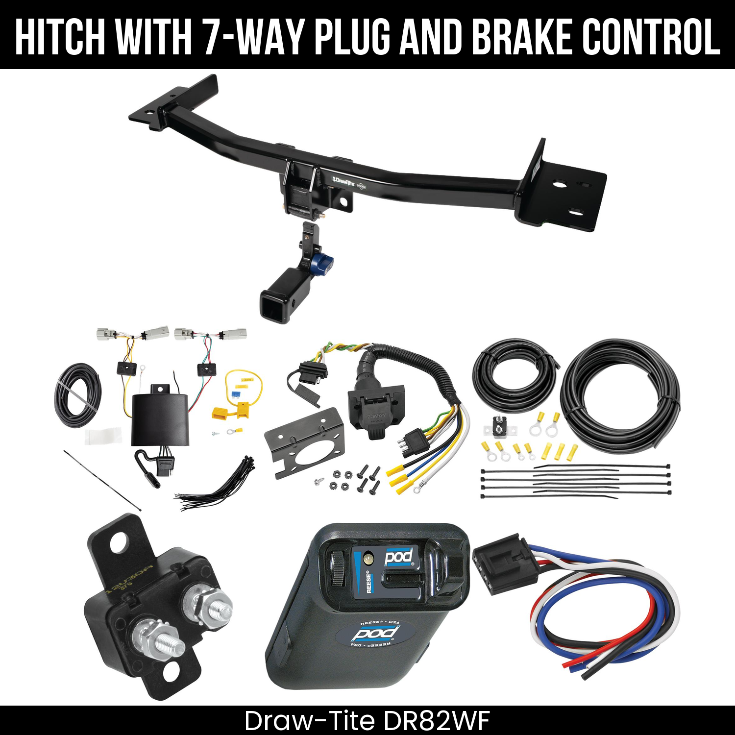 Trailer Hitch , 7-Way , Reese POD Brake Control