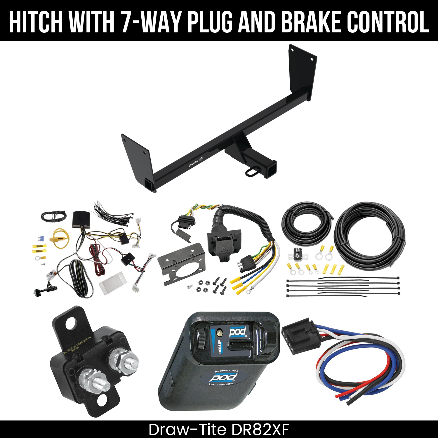 Trailer Hitch , 7-Way , Reese POD Brake Control