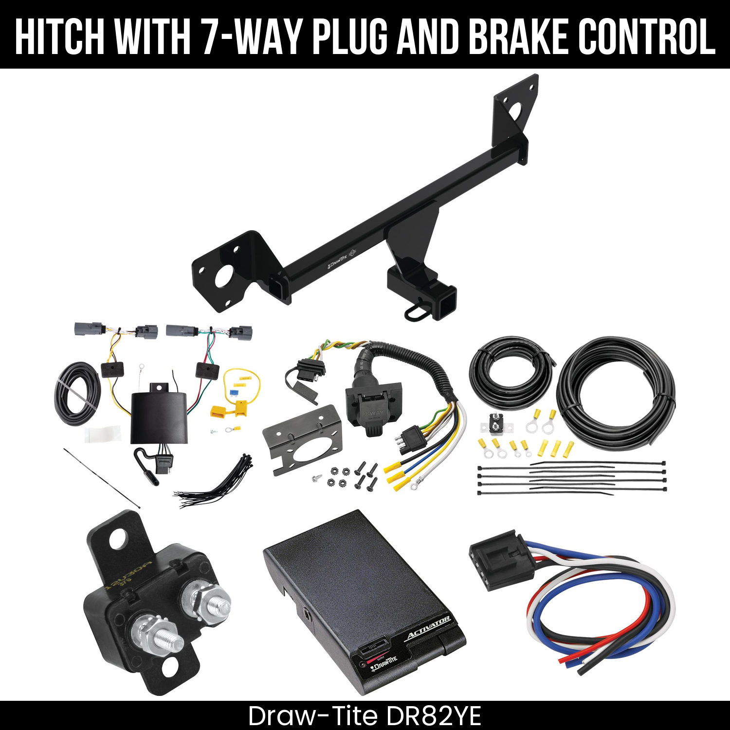 Trailer Hitch , 7-Way , Draw-Tite Activator Brake Control