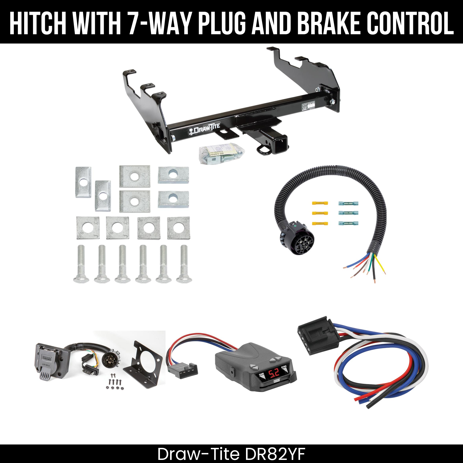 Trailer Hitch , 7-Way , Reese Brakeman IV Brake Control