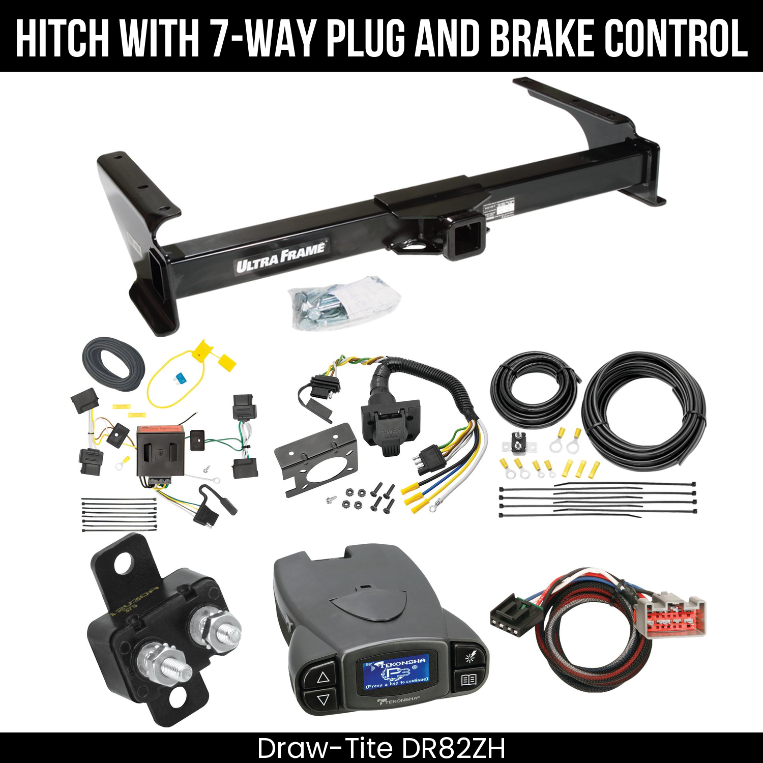 Trailer Hitch , 7-Way , Tekonsha Prodigy P3 Brake Control