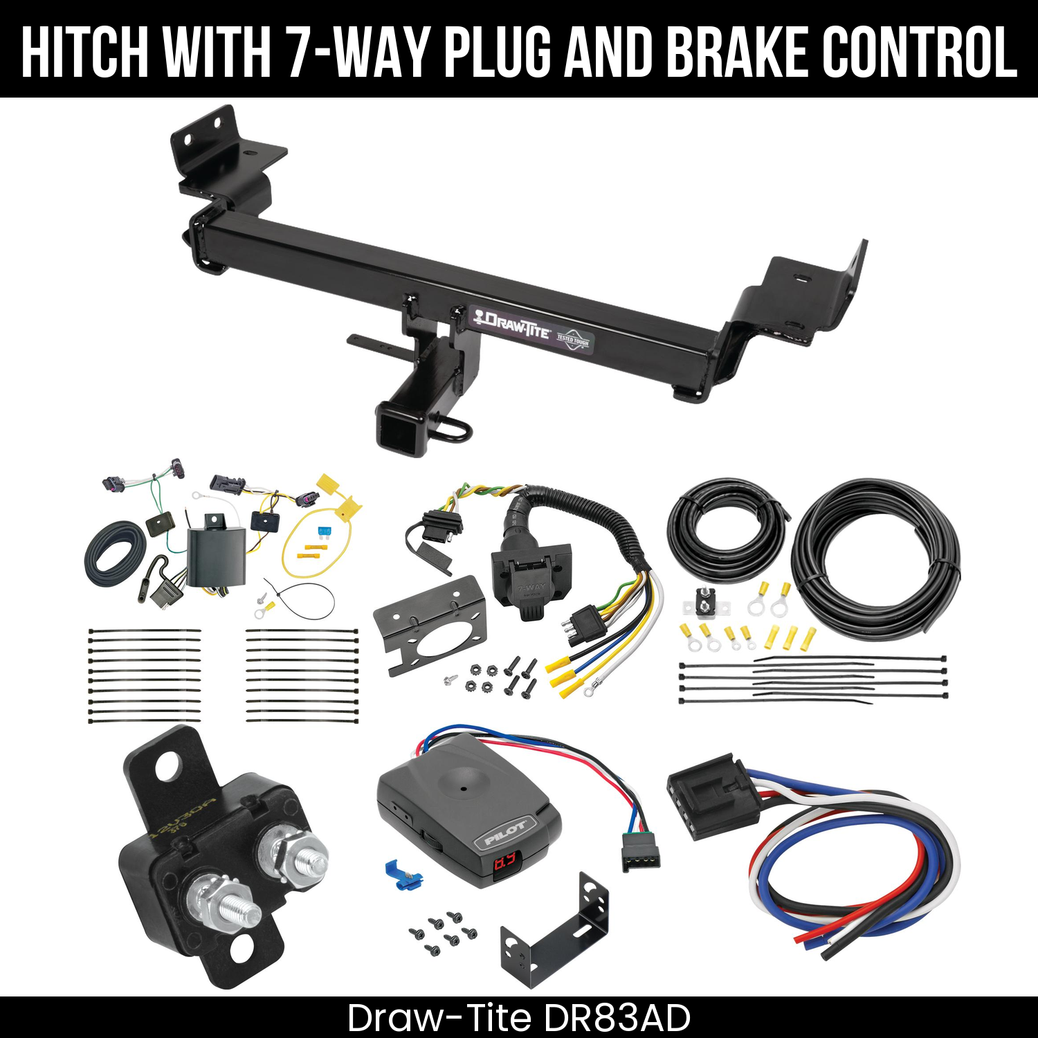 Trailer Hitch , 7-Way , Pro Series Pilot Brake Control