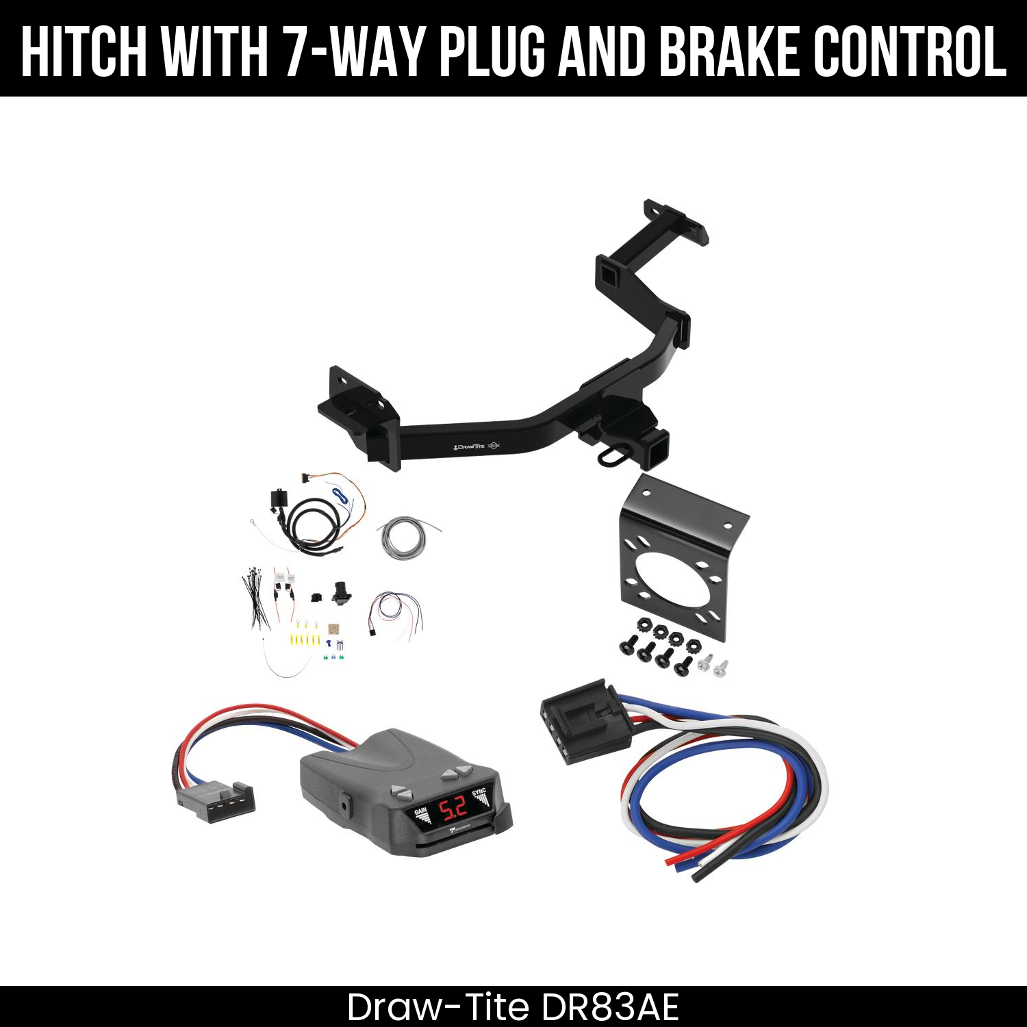 Trailer Hitch , 7-Way , Tekonsha Brakeman IV Brake Control