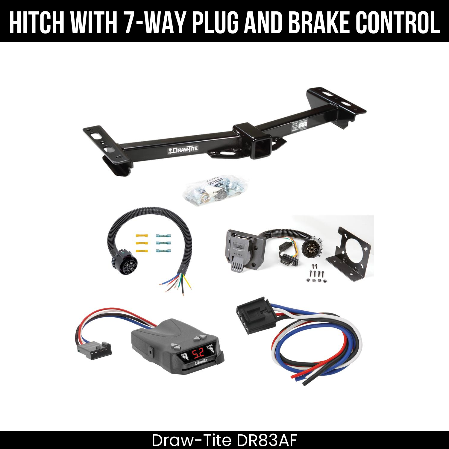 Trailer Hitch , 7-Way , Draw-Tite Activator IV Brake Control