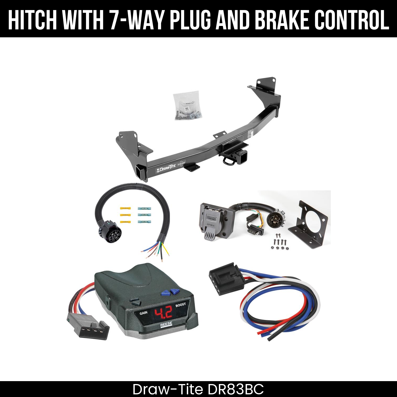 Trailer Hitch , 7-Way , Reese Brake EVN Control