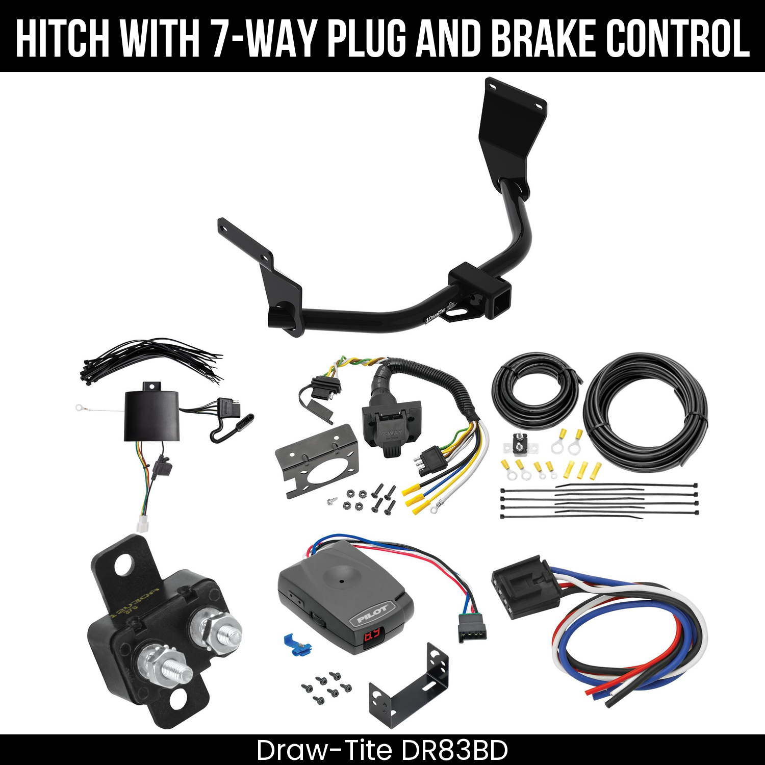 Trailer Hitch , 7-Way , Pro Series Pilot Brake Control