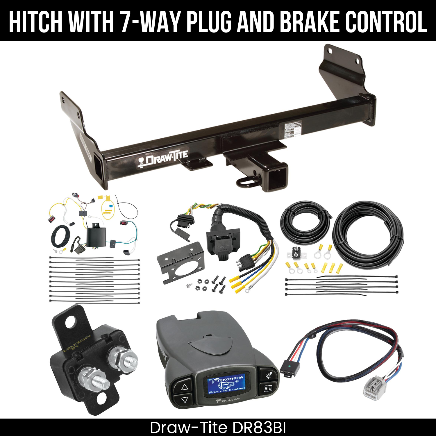 Trailer Hitch , 7-Way , Tekonsha Prodigy P3 Brake Control
