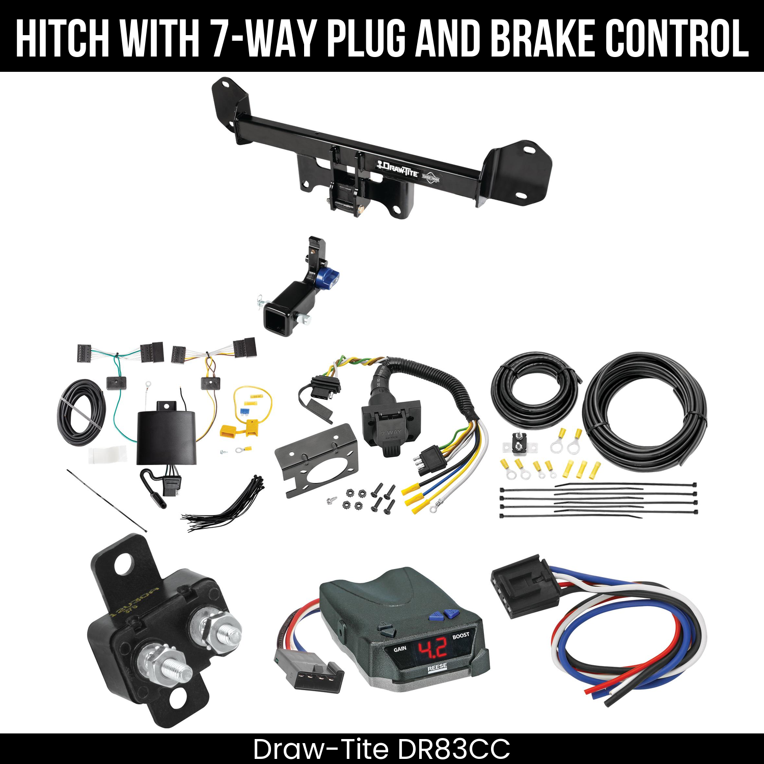 Trailer Hitch , 7-Way , Reese Brake EVN Control