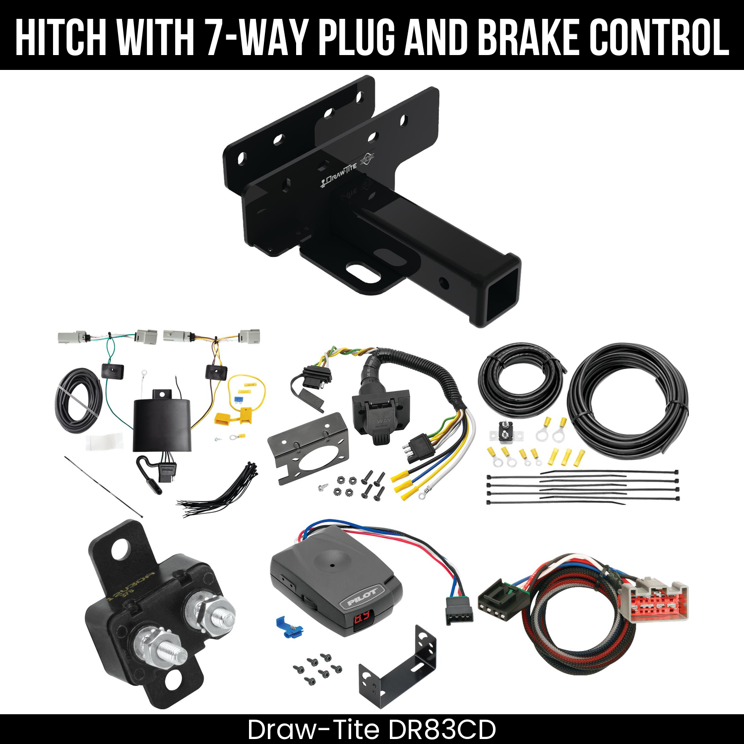 Trailer Hitch , 7-Way , Pro Series Pilot Brake Control
