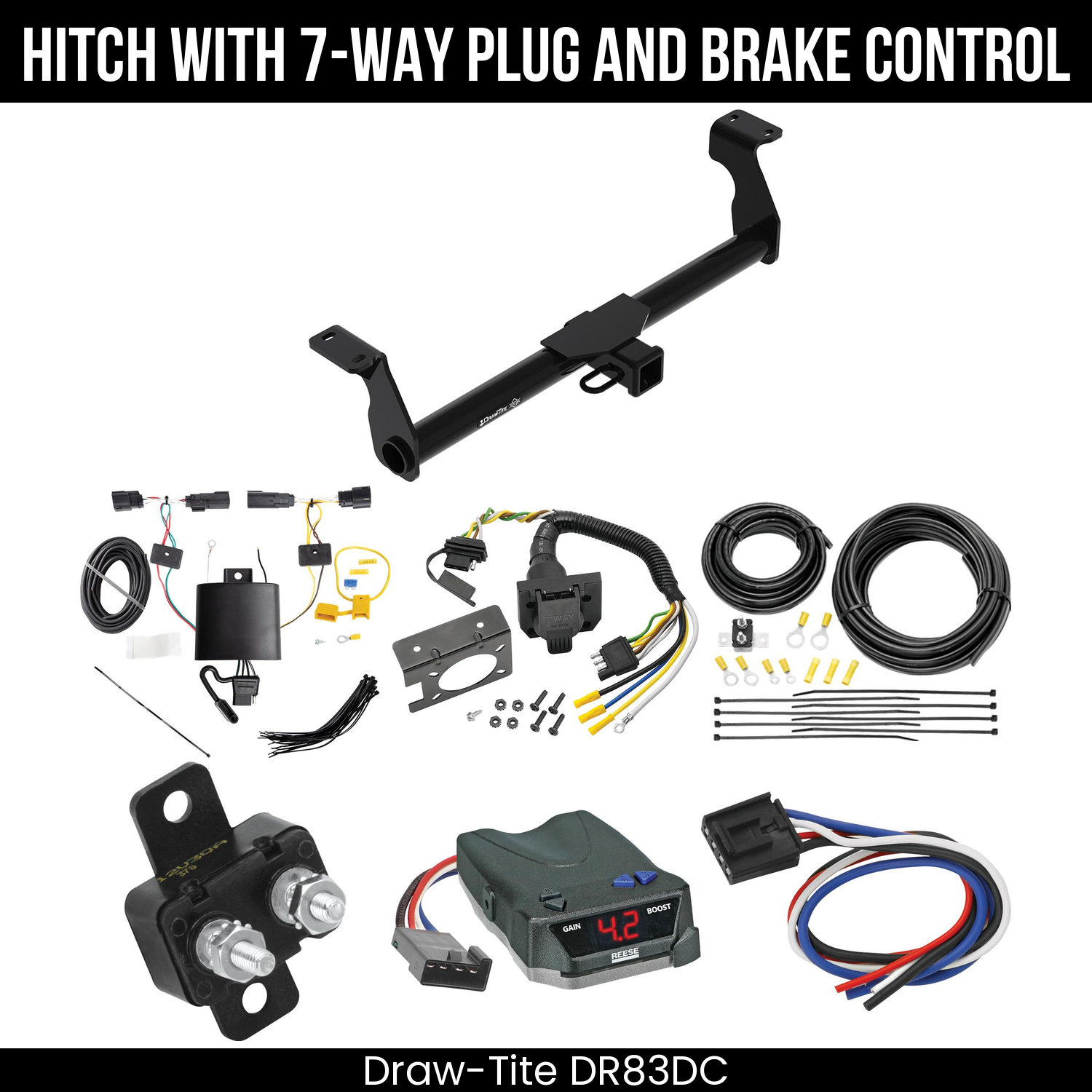 Trailer Hitch , 7-Way , Reese Brake EVN Control