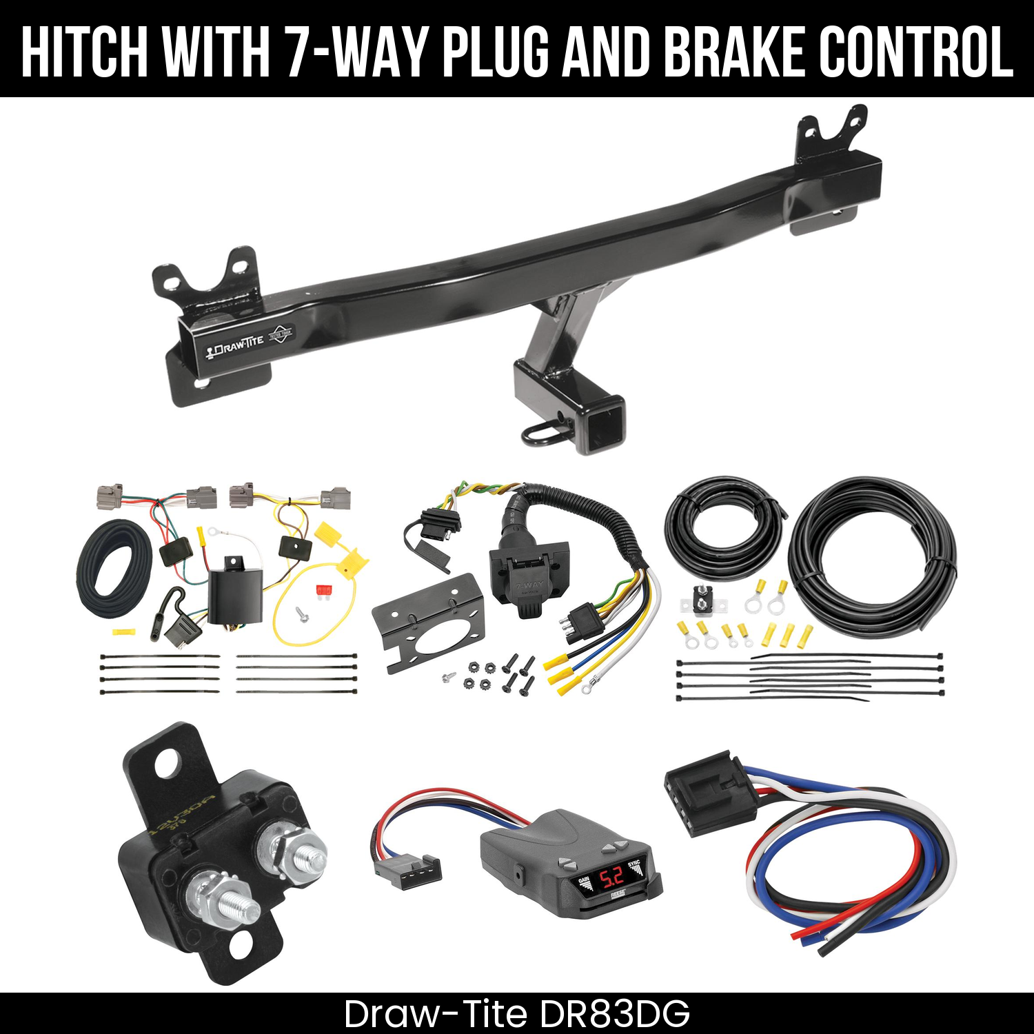 Trailer Hitch , 7-Way , Reese Brakeman IV Brake Control