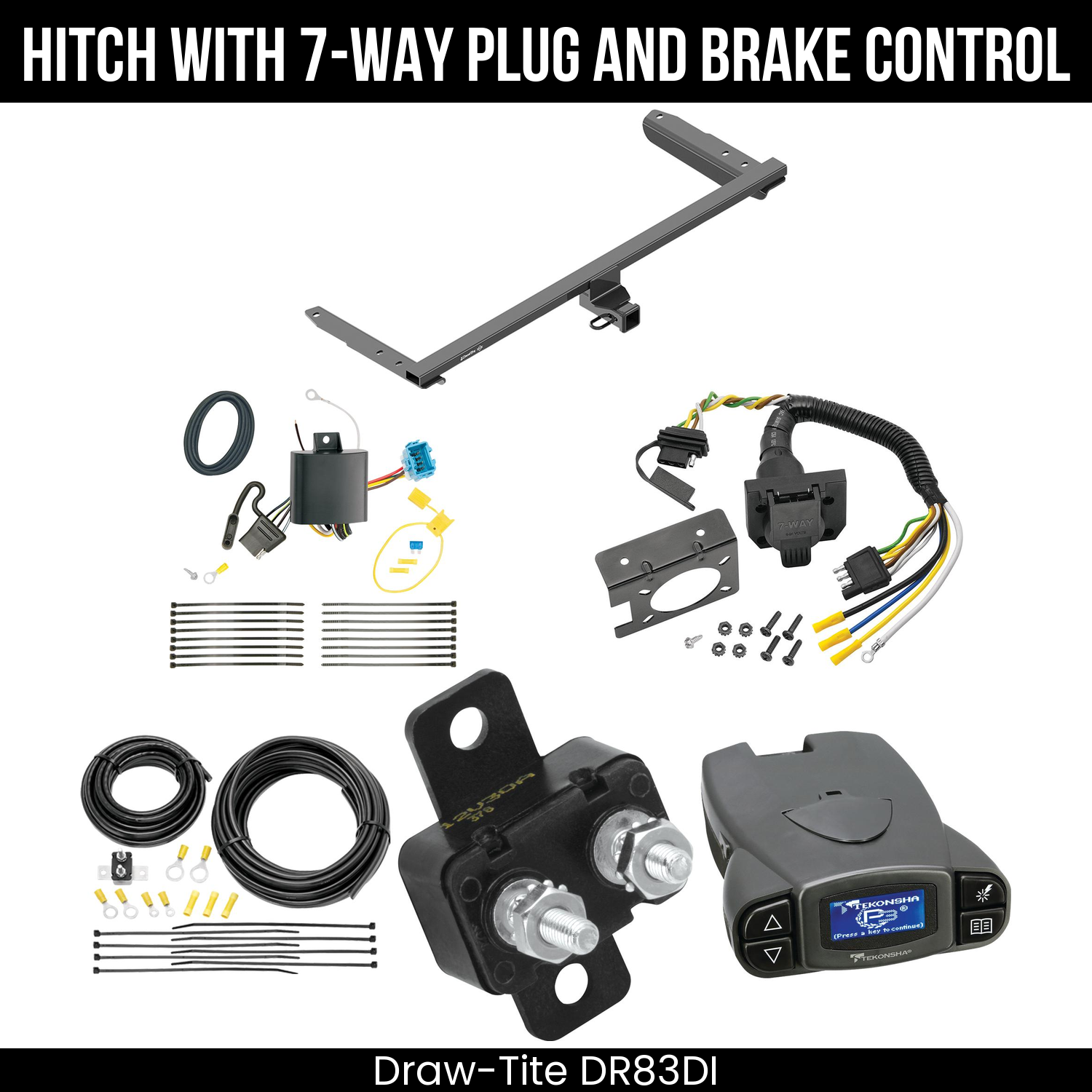 Trailer Hitch , 7-Way , Tekonsha Prodigy P3 Brake Control