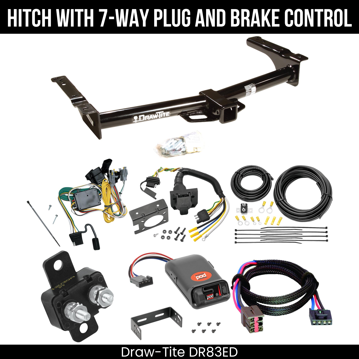 Trailer Hitch , 7-Way , Pro Series POD Brake Control