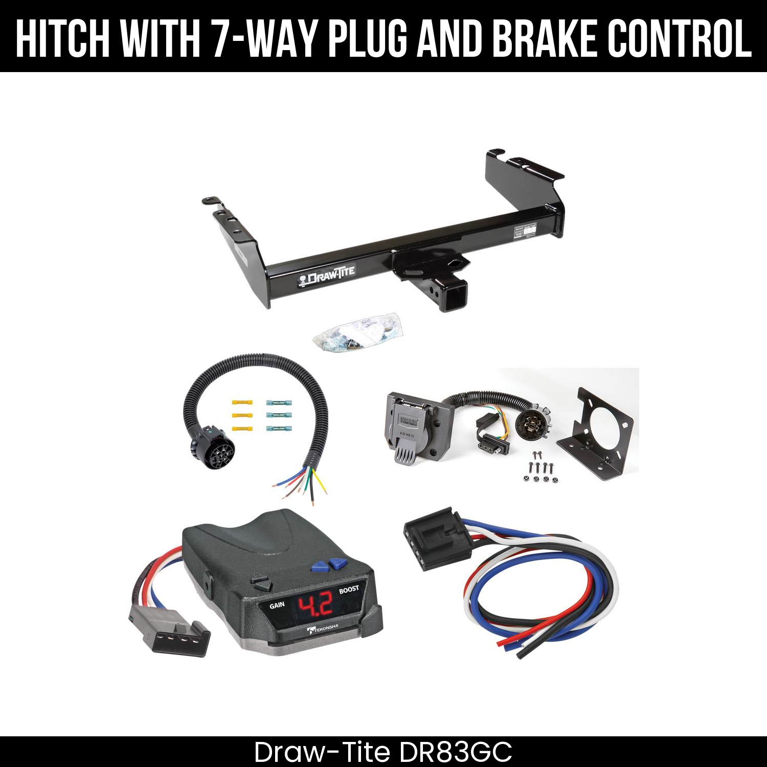 Trailer Hitch , 7-Way , Tekonsha Brake EVN Control