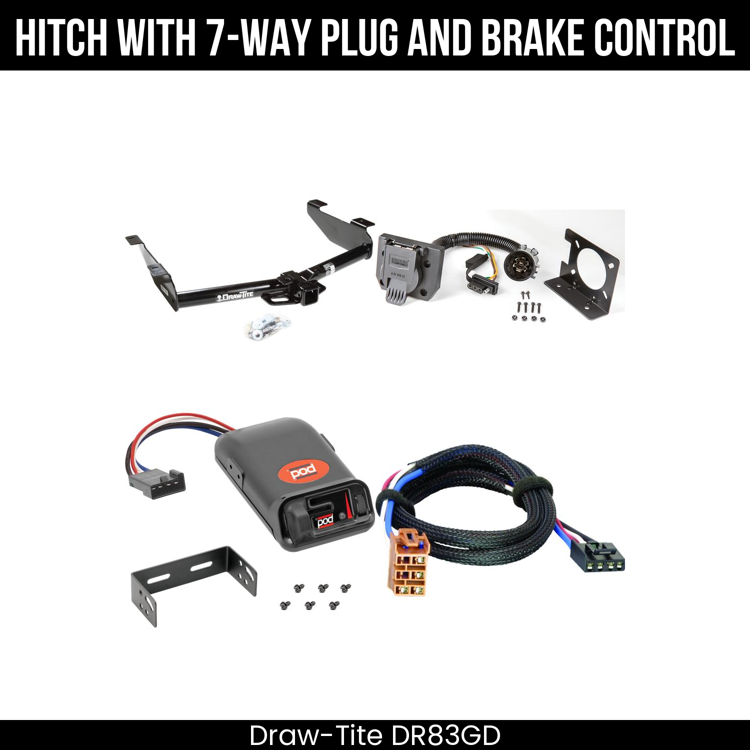 Trailer Hitch , 7-Way , Pro Series POD Brake Control