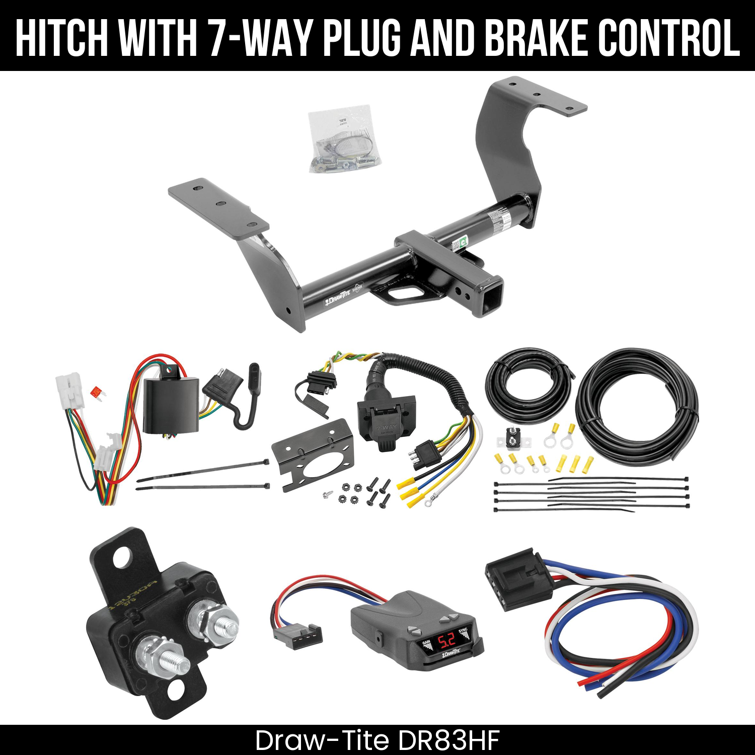 Trailer Hitch , 7-Way , Draw-Tite Activator IV Brake Control