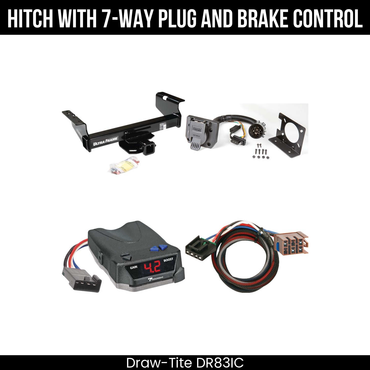 Trailer Hitch , 7-Way , Tekonsha Brake EVN Control