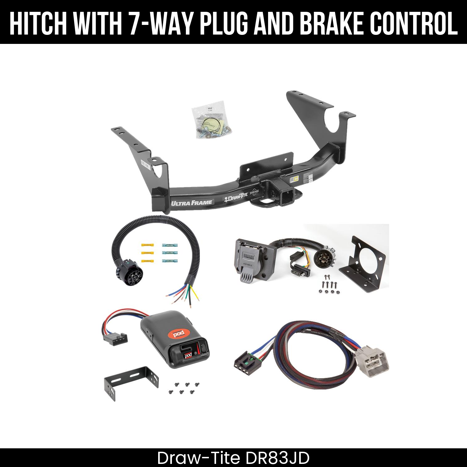 Trailer Hitch , 7-Way , Pro Series POD Brake Control