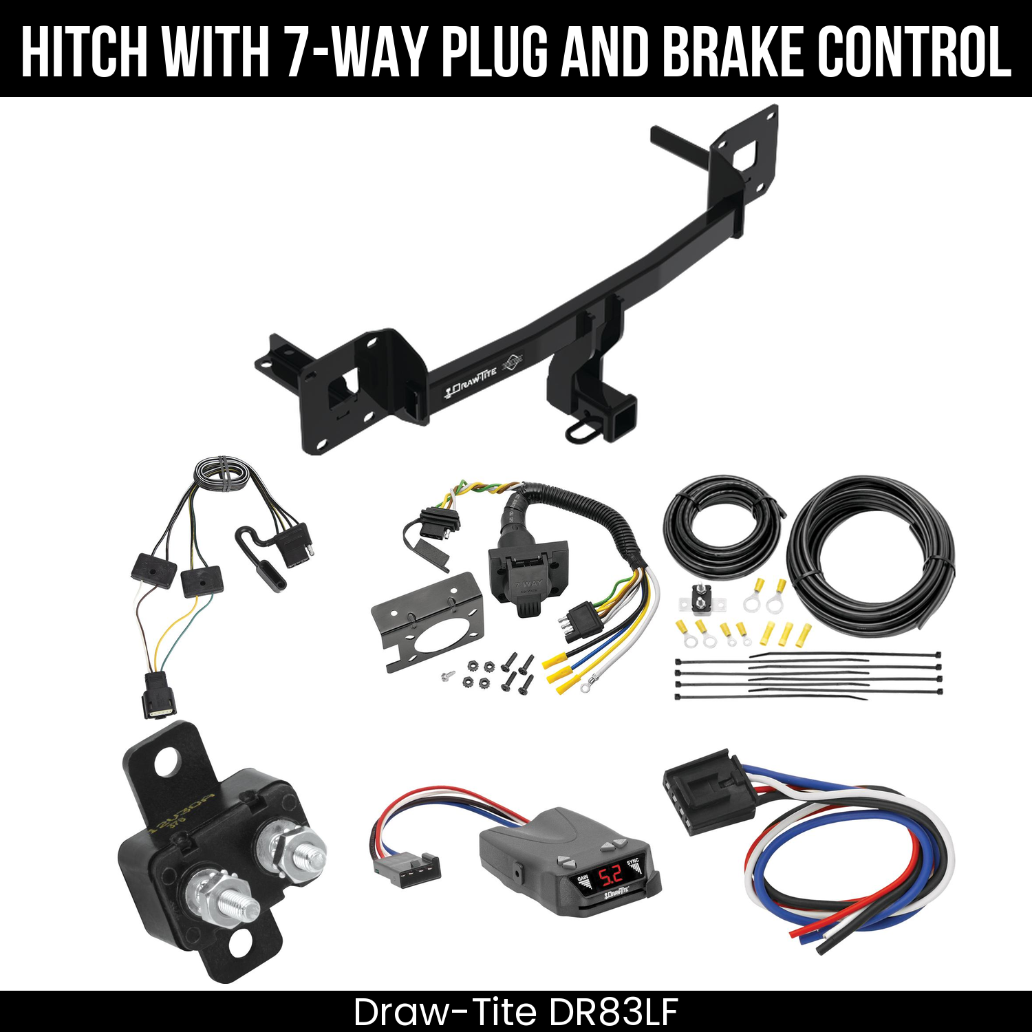 Trailer Hitch , 7-Way , Draw-Tite Activator IV Brake Control