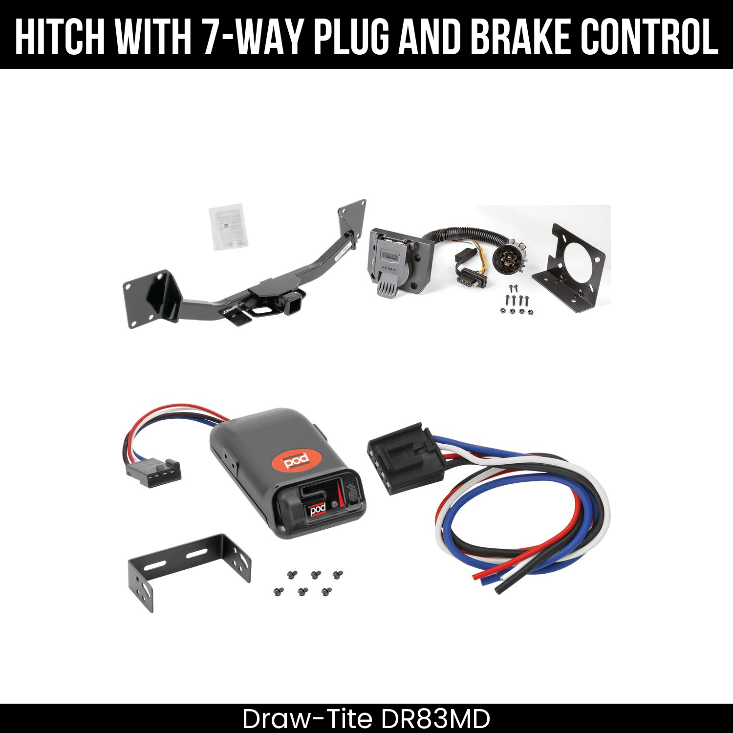 Trailer Hitch , 7-Way , Pro Series POD Brake Control