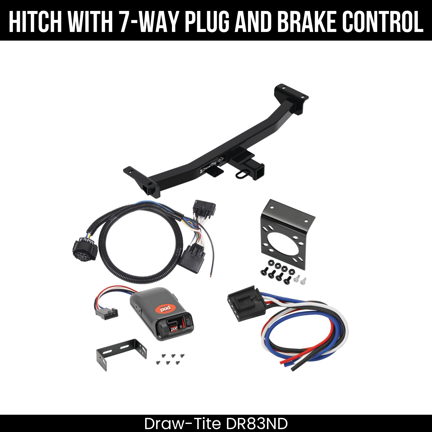 Trailer Hitch , 7-Way , Pro Series POD Brake Control