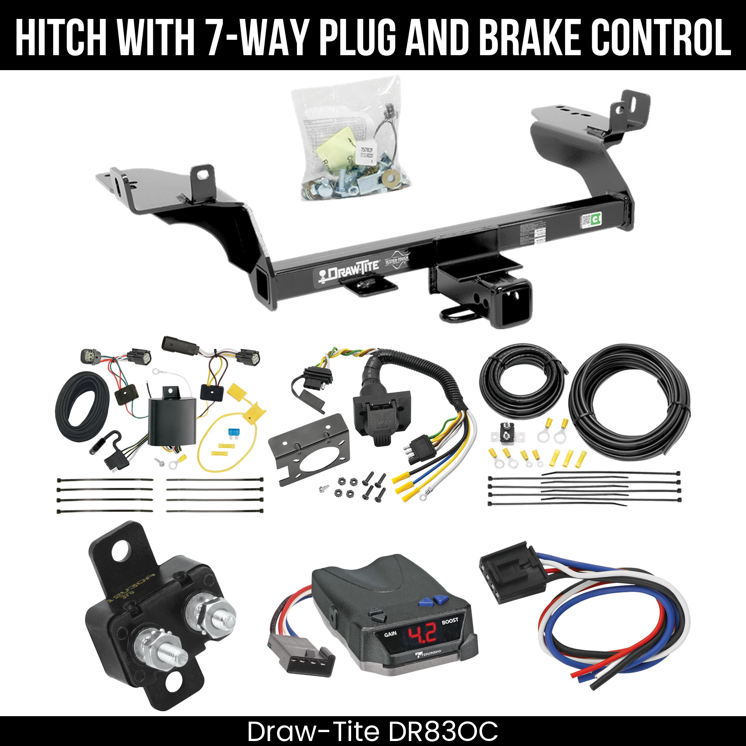 Trailer Hitch , 7-Way , Tekonsha Brake EVN Control